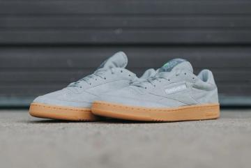 Reebok club c 85 indoor baseball grey Clearance