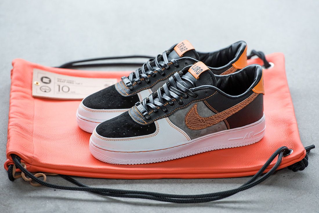 BespokeIND Make 1-of-1 'TRAP LORD' Air Force 1s for A$AP Ferg Sneaker  Freaker