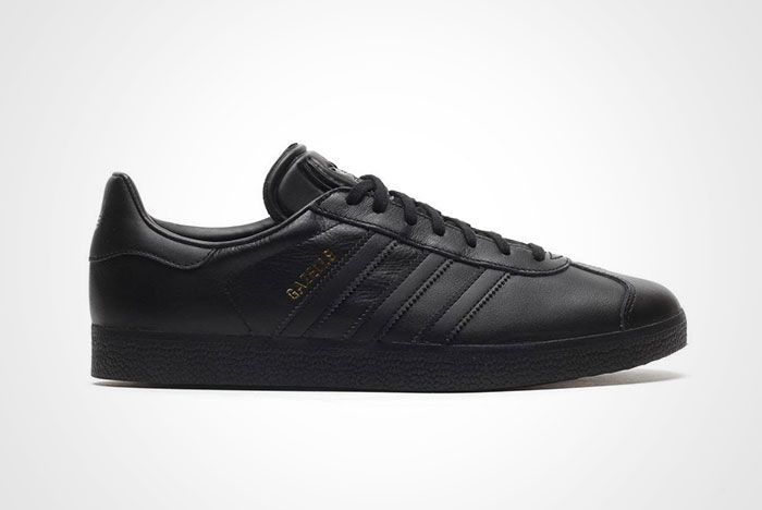 adidas Gazelle Leather (All Black) - Sneaker Freaker