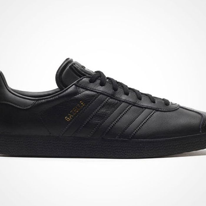 Gestionar fusión Por ley adidas Gazelle Leather (All Black) - Sneaker Freaker