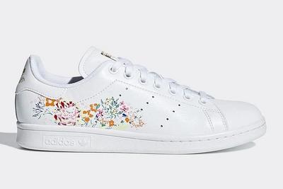 Adidas Stan Smith White Floral 1