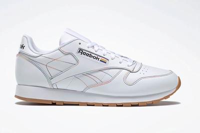 Reebok Pride Pack White Classic Leather Right Side View