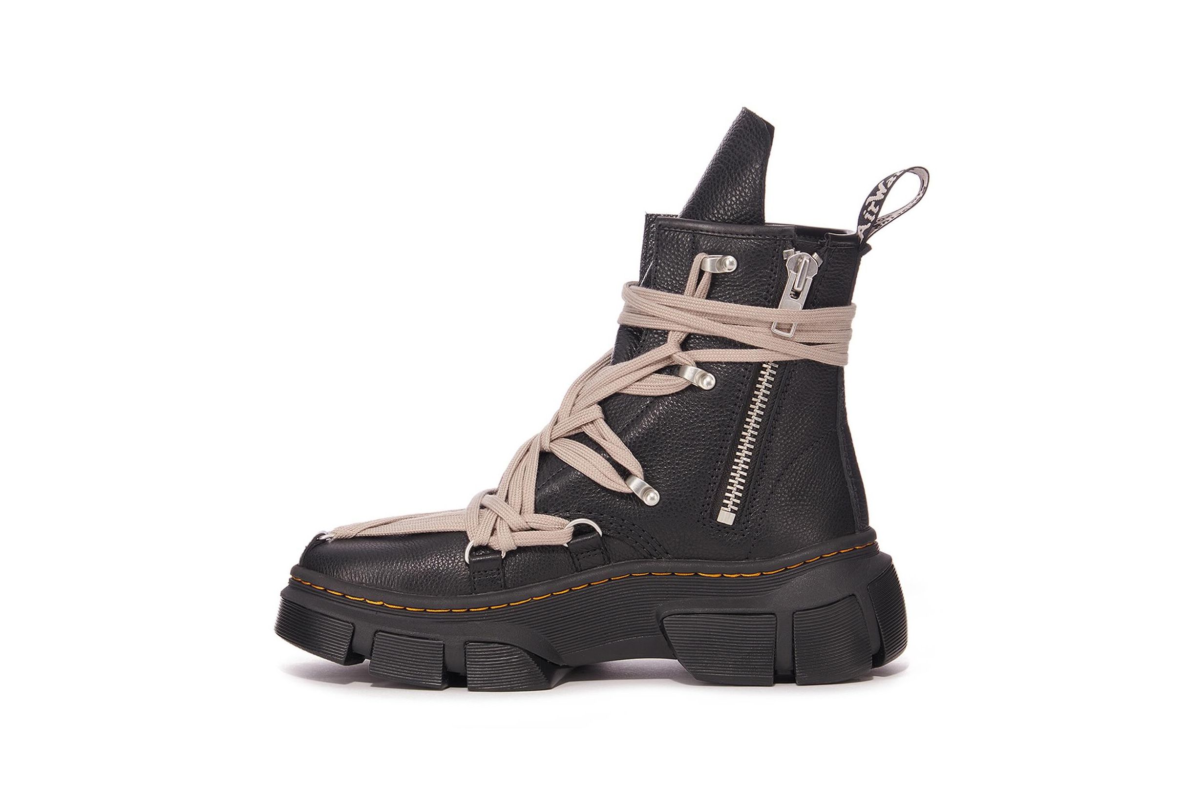 Rick Owens and Dr. Martens Exaggerate the 1460 Boot with Mega Laces