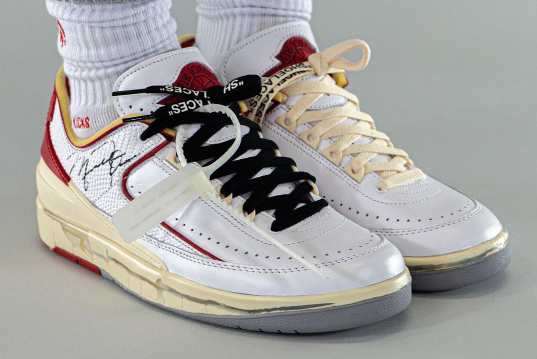 On-Foot Look: The Off-White x Air Jordan 2 Low - Sneaker Freaker