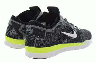 nike free trainer 5.0 black white