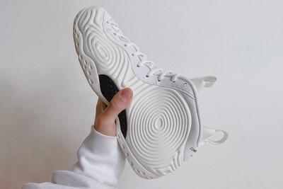 Comme des Garcons x Nike Air Foamposite One White