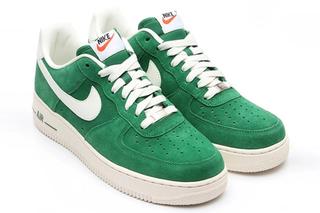 air force 1 low green suede