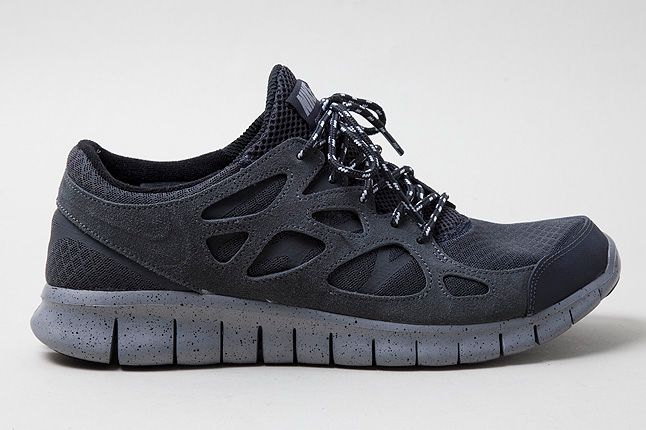 Nike free run 2 deals black grey