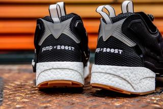 reebok instapump fury boost black & white