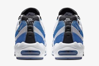 Nike Air Max 95 Essential Blue White Heels