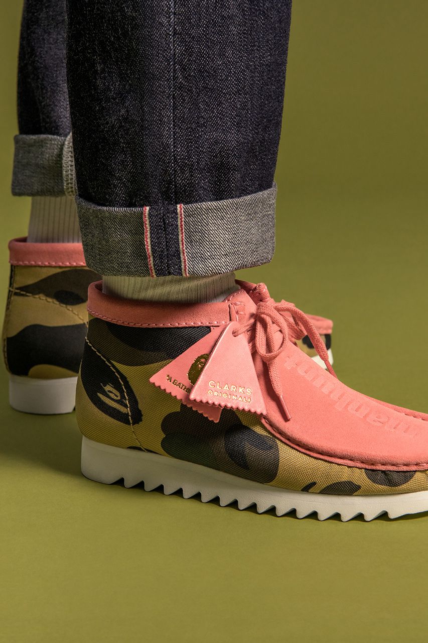 BAPE Clarks Originals Wallabee