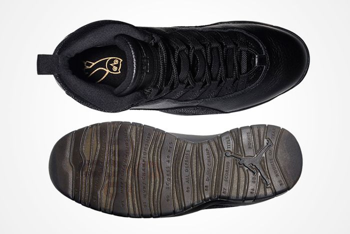 Drake X Air Jordan 10 Ovo Black Stingray3