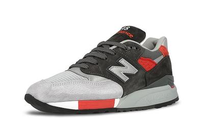 New Balance 998 Made In Usa Grey Red 3