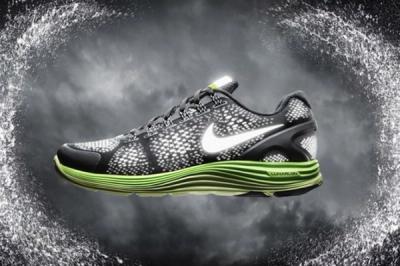 Nike Lunarglide 4 Shield 2012 Black Green 1