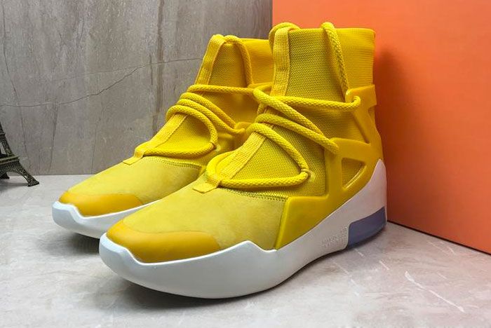 Nike Air Fear Of God 1 Amarillo Release
