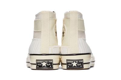 Converse Patchwork Chuck 70 High Sneakers White Rear