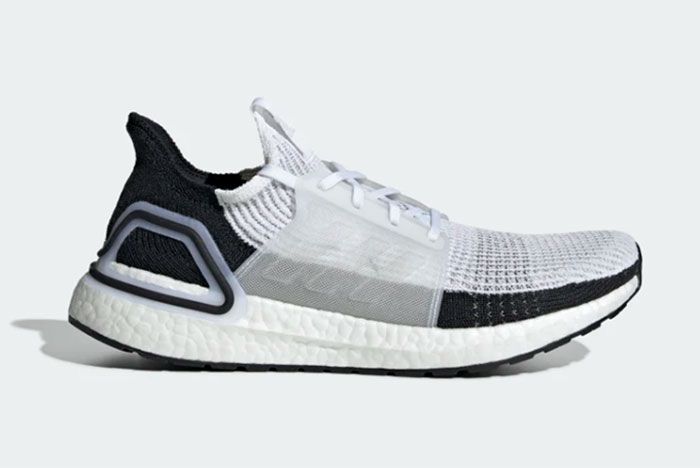 Adidas Ultraboost 19 Cloud White Right Side Shot