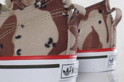 Adidas Nizza Classic78 Desert Camo Heel Detail 1