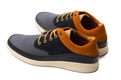 Pointer William Navy Ginger Pair Leather 1