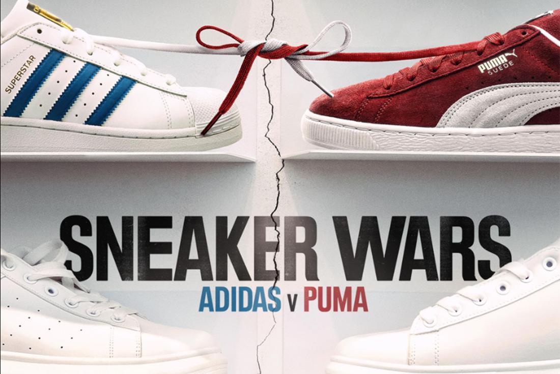 adidas-v-puma-sneaker-wars promo poster