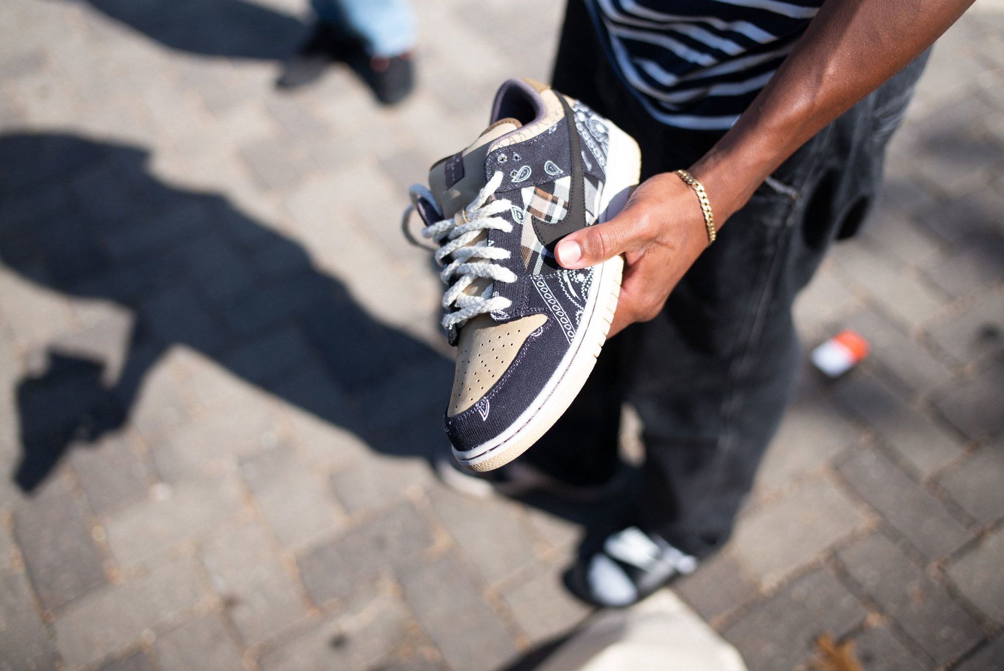 The Travis Scott x Nike SB Dunk Low Cactus Jack Features A Tearaway Upper