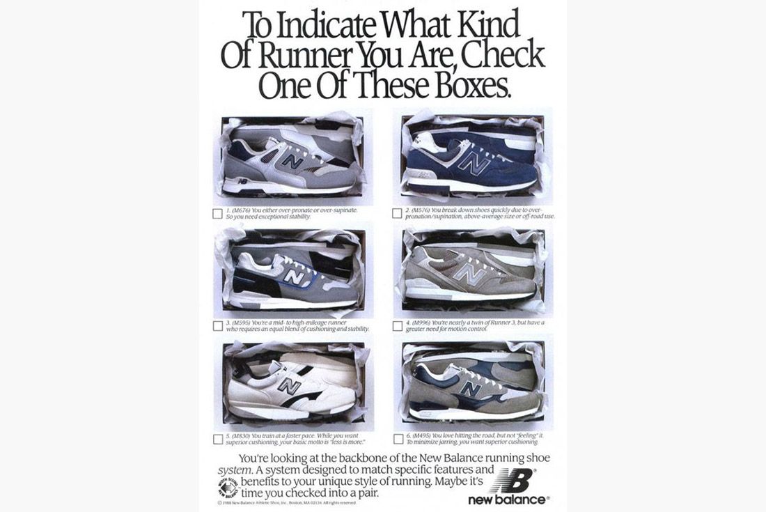 Material Matter What Is 3 M Reflective Vintage Advertisement New Balance 1