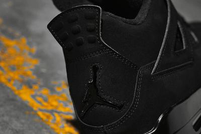 Air Jordan 4 Black Cat 2020 Retro Jd Sports Heel Detail