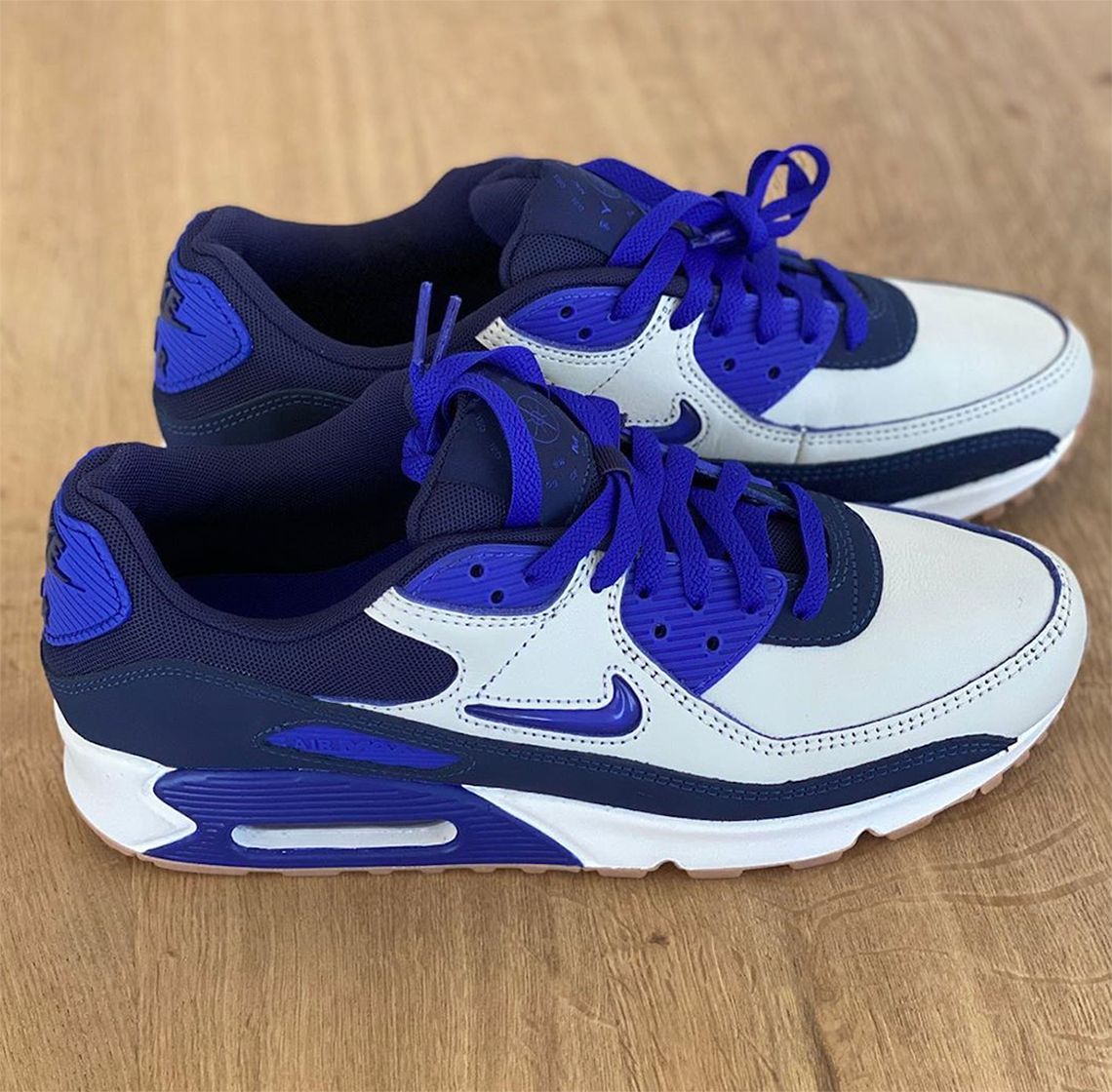 nike air max 90 home and away blue