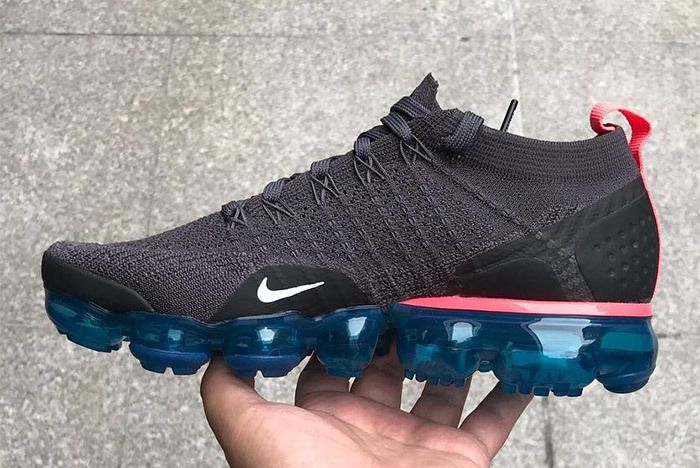 Nike Air Vapormax 2 Flyknit Grey Blue 3
