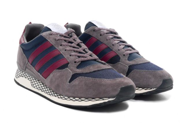 靴 K&J adidas Kzk Zxz ADV 84-Lab (Grey/Burgundy) - Releases