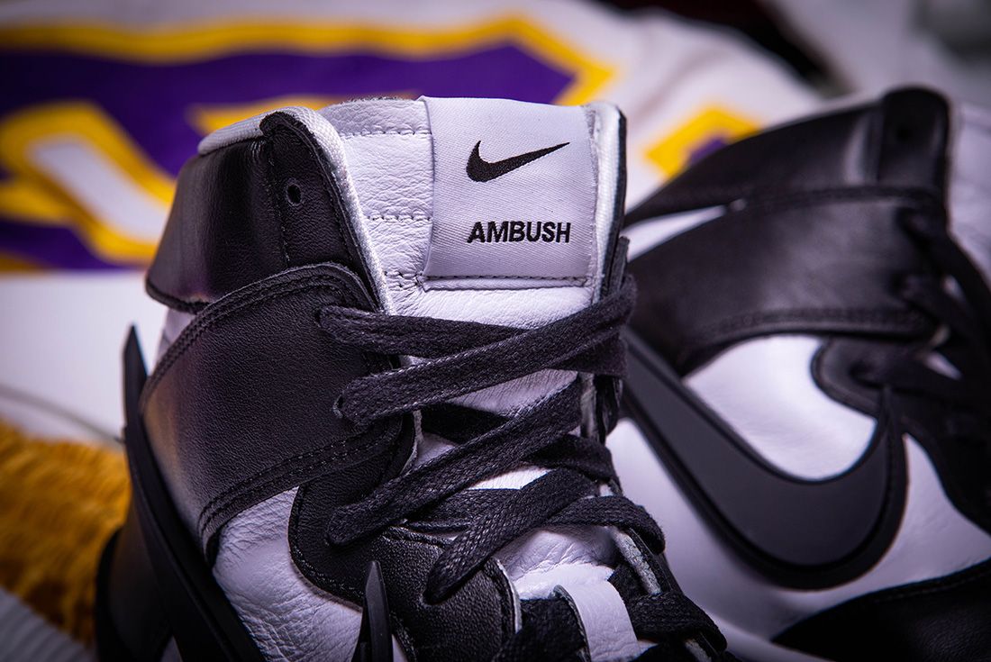 AMBUSH x Nike Dunk High and NBA Collection sneaker freaker shot