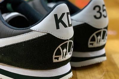 Kevin Durant Returns To Seattle Nike Cortez Supersonics 3