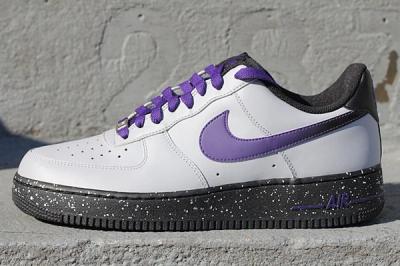 Air Force 1 White Purple Sneaker 1