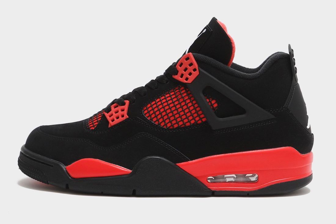 nike jordan retro 4 red thunder