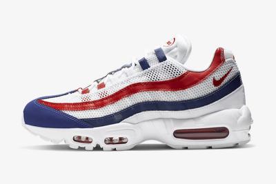 Nike Air Max 95 Red White Blue July 4 2019 Release Date Lateral