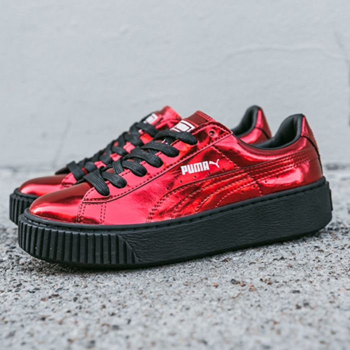 PUMA Basket (Metallic Red) - Sneaker Freaker