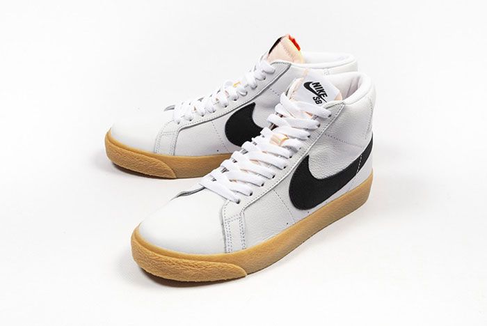 A Gum-Soled Blazer Mid adds to the Nike SB Orange Label Collection