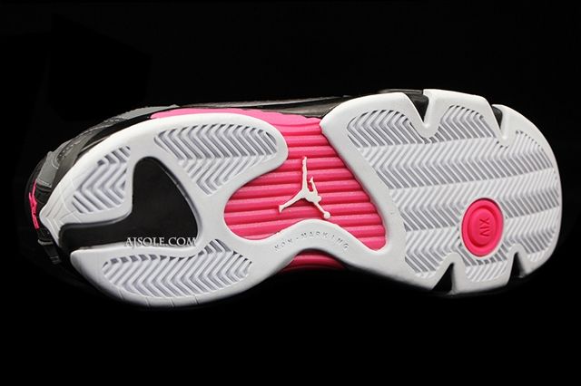 Air Jordan 14 Grey Pink White 4