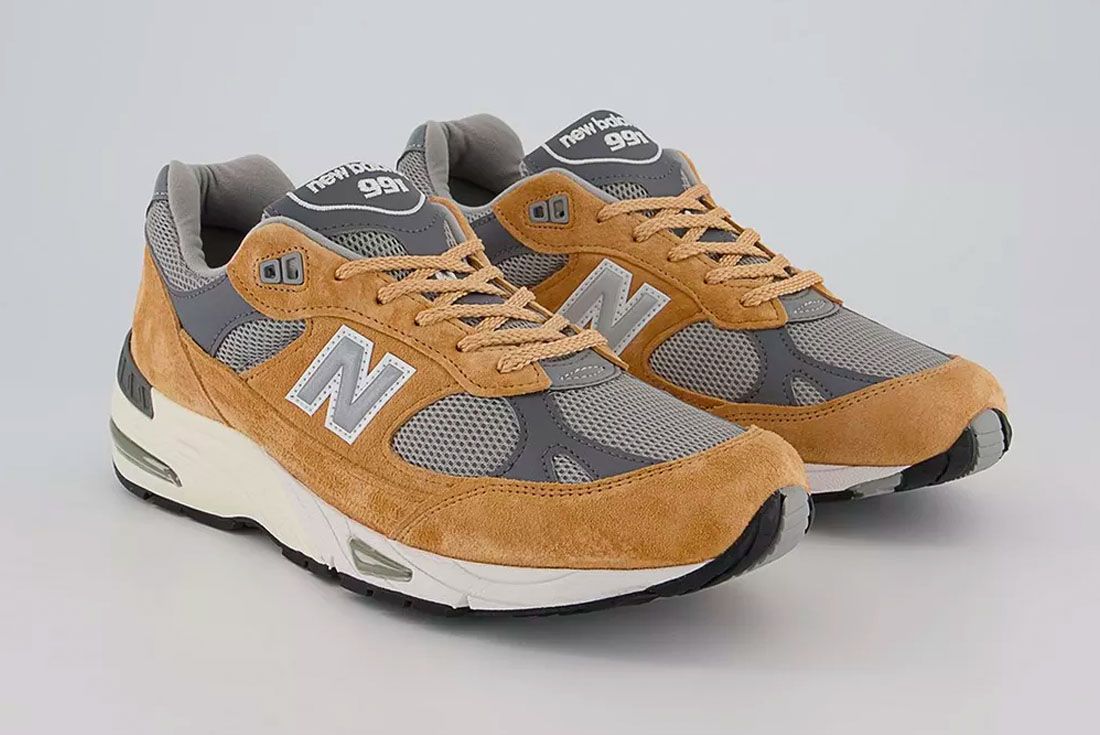 New balance hot sale 991 tan