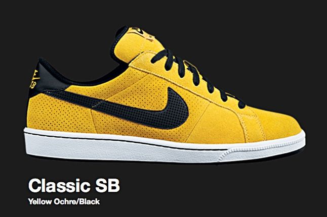 yellow nike sb shoes