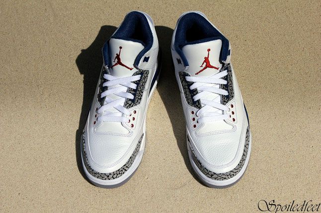 Air Jordan 3 White Blue 1