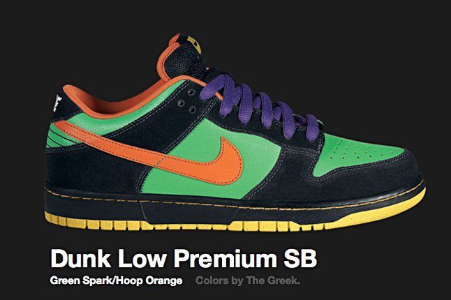 Nike Green Spark Dunk Low Premium Sb 2009 1
