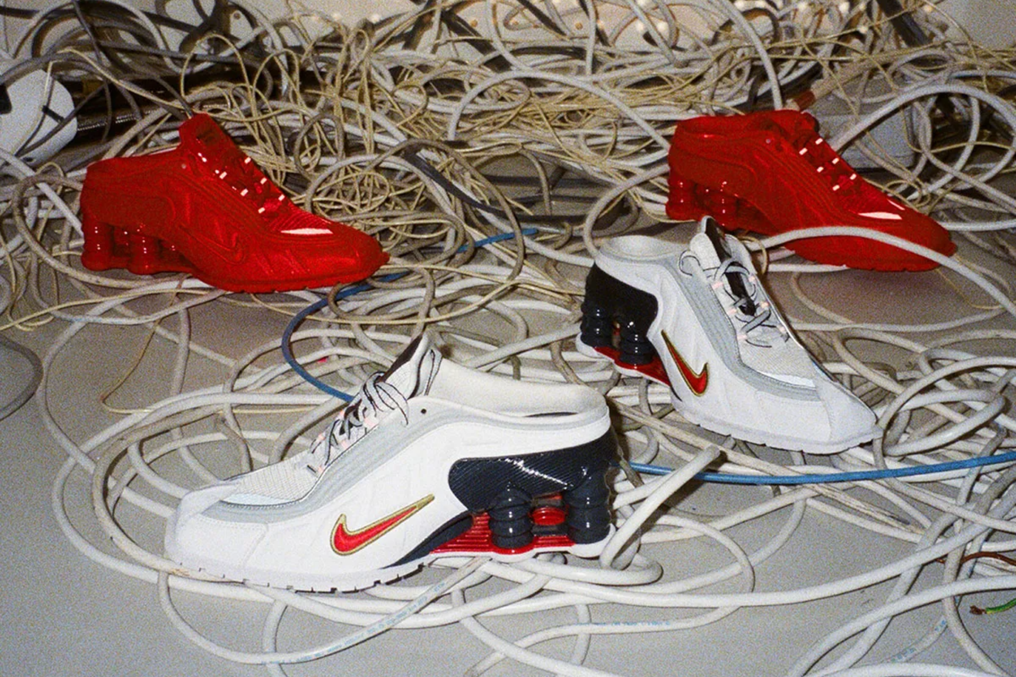 From Evo to SNKRS: Martine Rose's Nike Shox MR4 Returns This Week