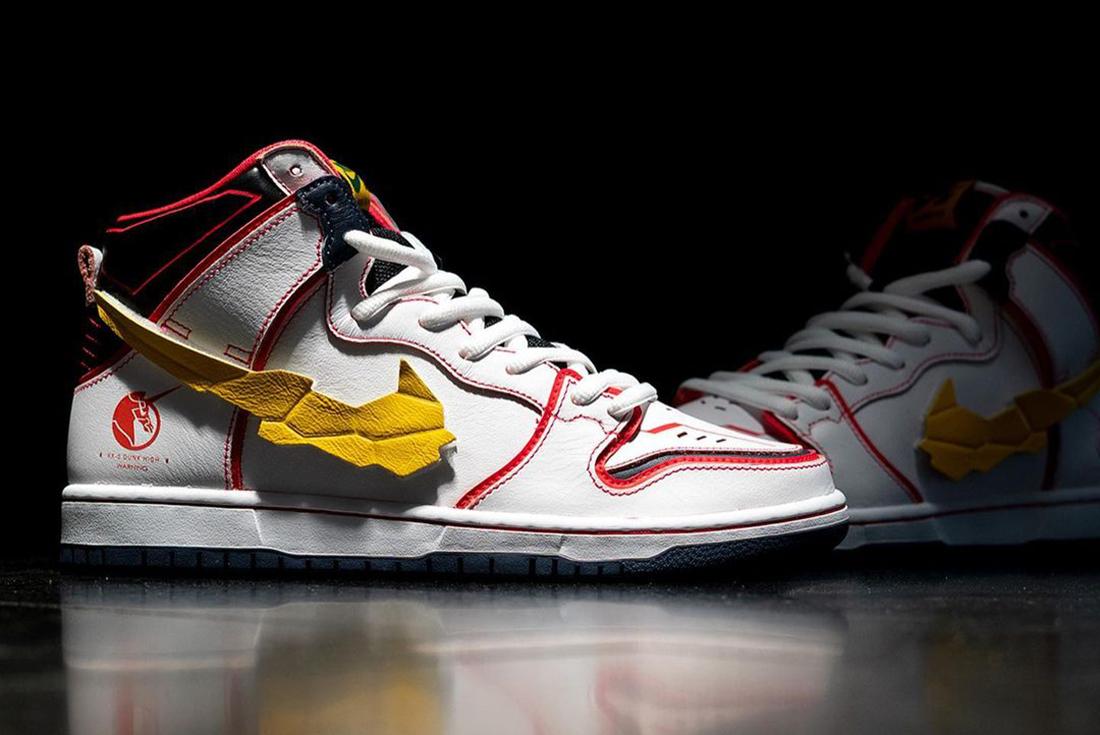 Gundam x Nike SB Dunk High 'Unicorn'