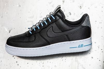 Nike Air Force 1 Womens Refective Black White11 Side