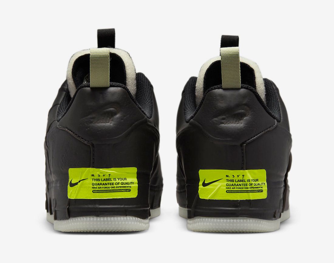 Official Images: Nike Air Force 1 Experimental 'Black Glow' DJ9780-001 ...