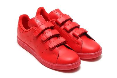 Aadidas Stan Smith Velcro Triple Red