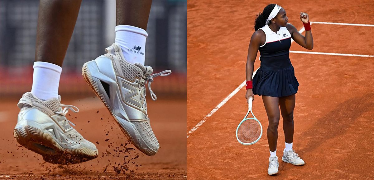 Coco Gauff Aces Her On-Court Fit With Miu Miu x New Balance Colab