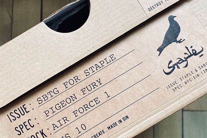Jeff Staple x SBTG x Nike Air Force 1 'Pigeon Fury' - Sneaker Freaker
