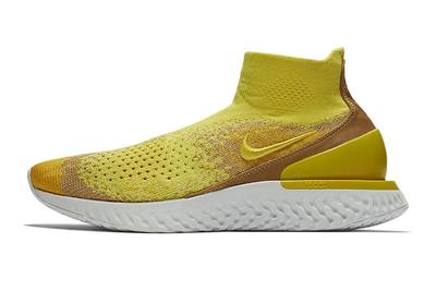 Nike Rise React Flyknit Yellow 2